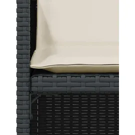 vidaXL Bistroset 3-tlg. Schwarz