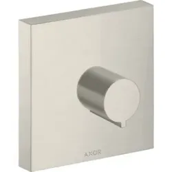 hansgrohe Fertigmontageset Axor Starck UP-Absperrventil, eckig, Edelstahl-Optik