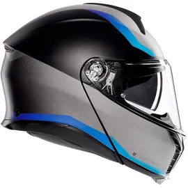AGV Tourmodular Stray E2206 Multi Mplk Modularhelm - Matt Black / Grey / Blue - L