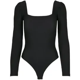 URBAN CLASSICS Rib Puffer Sleeve Body Schwarz XL
