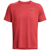 Under Armour Tech Textured SS, red L