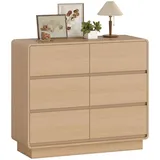 Homcom Sideboard 100 x 86 x 38 cm Beige