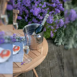 Mr. Deko Sutton Klapptisch Ø 70 x 75 cm Braun