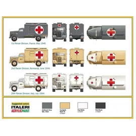 Italeri 7055 - Kfz 305 Ambulanz khaki 1:72