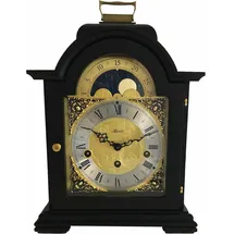 HERMLE 22864-740340 hochwertige Tischuhr, Schwarz, 30cm x 21cm x 14cm