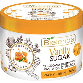 Bielenda VANITY SUGAR Zucker Cremedepilationpaste mit Bienenwachs, 100g