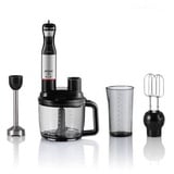 Arzum 1000W Multi Blender Set Stabmixer Pürierstab Handmixer Zerkleinern Schwarz