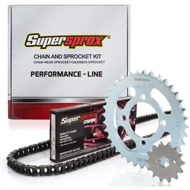 Supersprox Kettensatz Performance 420er Kette 132 Glieder 11/53 für Motorrad