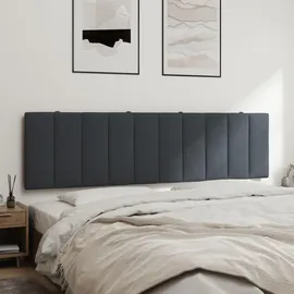 vidaXL Kopfteil-Kissen "Hanko" Dunkelgrau 180 cm Samt