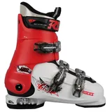 ROCES Idea Free Kinder Skischuhe Weiß/Rot/Schwarz 22,5-25,5