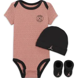 Jordan Paris Saint-Germain 3-teiliges Strampler-Box-Set für Babys (0–9 M) - Pink, 6-12M