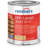 Remmers HK-Lasur 3in1 [plus] farblos, matt, 0,75 Liter, Holzlasur, Premium Holzlasur außen, 3fach Holzschutz mit Imprägnierung + Grundierung + Lasur