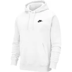 NIKE Sportswear Club Fleece Hoodie white/white/black XXL