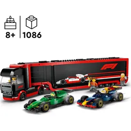 LEGO City F1 Truck with RB20 - AMR24 F1 Cars