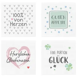 Servietten SPRÜCHE
