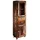 Massivmoebel24 Vitrine Altholz 55 x 38 x 190 cm Mehrfarbig
