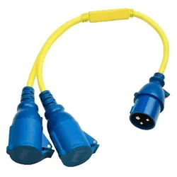 Victron Energy Y-Verteilerkabel 16A/250Vac CEE auf 2xCEE
