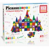 PicassoTiles Magnetische Bausteine Set 152-tlg.