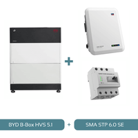 BYD B-Box HVS 5.1 + SMA STP Smart Energy SMA STP 6.0 Smart Energy
