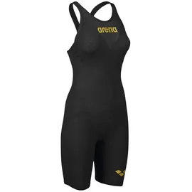 Arena Powerskin Carbon Glide Geschlossener Wettkampfbadeanzug Schwarz/Gelb 36