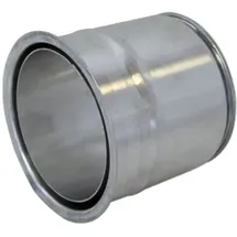 Bertrams Wandfutter Aluminium Ø 60 x 0,7 mm grau