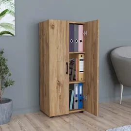 [en.casa] Beistellschrank Åsnes 108 x 49 x 32 cm Beige