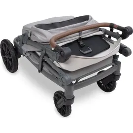 wonderfold outdoor L4 Quad-Kinderwagen grau