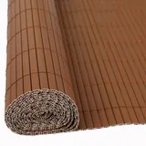 Estexo PVC Sichtschutzmatte 90 x 500 cm Braun