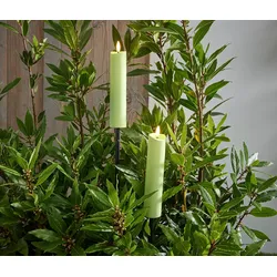 Tchibo - 2 LED-Gartenfackeln - hellgrün