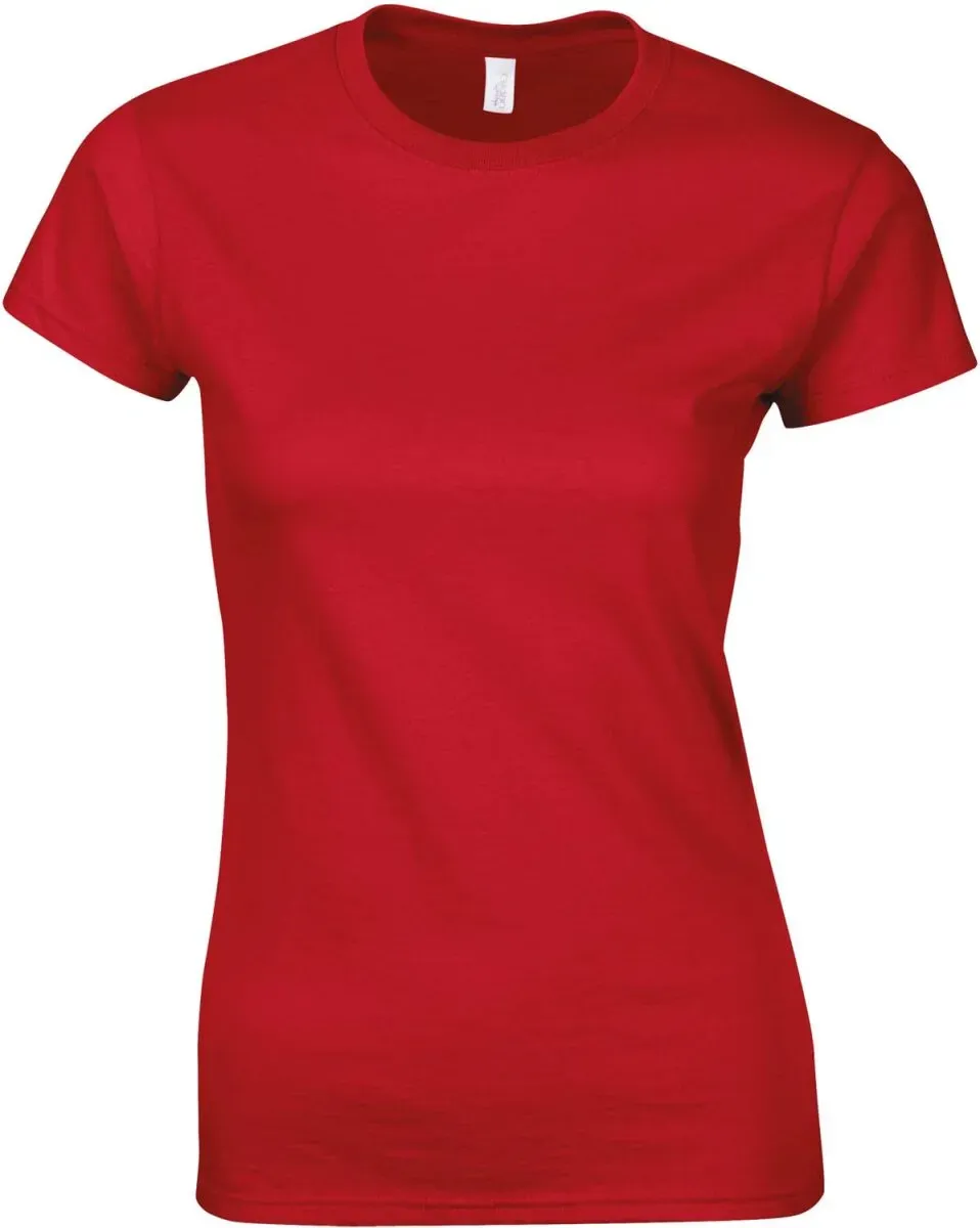 Gildan Damen Softstyle T-Shirt 64000L red XXL