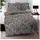 KAEPPEL Glory Floral Grau 135 x 200 cm + 80 x 80 cm