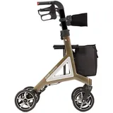 Bischoff & Bischoff Alevo Country Rollator faltbar Platin Sitzhöhe 51 cm