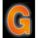 CONACORD Klebebuchstabe G Reflektierend 8 cm Orange