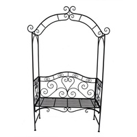 Spetebo Metall Garten Bank