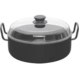 RIESS Oma´s Schmorpfanne 28 cm mit Glasdeckel