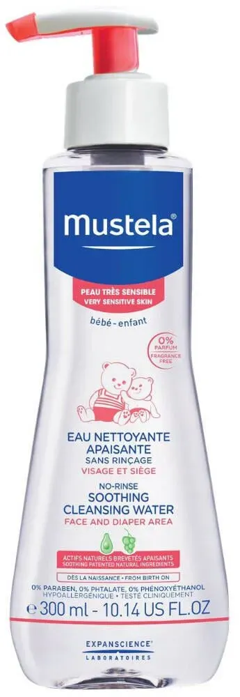 mustela® Beruhigendes Reinigungswasser ohne spülen