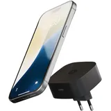 Zen Zens Essential Series Magnetic Wireless Charging Adapter für die Steckdose 18W USB-C + 1x 15W Qi schwarz