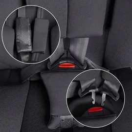 XOMAX XZ-16 Kindersitz drehbar 360° mit ISOFIX und Liegefunktion I mitwachsend I 0-36 kg, 0-12 Jahre, Gruppe 0/1/2/3 I 5-Punkt-Gurt und 3-Punkt-Gurt I Bezug abnehmbar, waschbar I ECE i-Size 129R