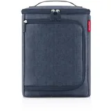 Reisenthel coolerbox Herringbone Dark Blue - Rundum flexibel, praktische Kühltasche mit Zwei Öffnungen