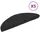 vidaXL Stufenmatte 56 x 17 x 3 cm Schwarz Halbrund