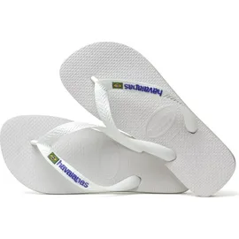havaianas Brasil Logo Weiß 46