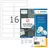 Herma Etiketten 10303 weiß 88,9 x 33,8 mm, 100 Blatt