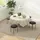 Homcom Esszimmerhocker Polyester/Samt schwarz 4er Set
