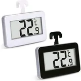 2 Elektronische Thermometer Für Haushaltskühlschränke, Großes Digitaldisplay, Geeignet Für Babyzimmer, Gefrierschränke, Kühlschränke Und Den Gebrauch In Innenräumen