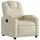 vidaXL Relaxsessel Creme Kunstleder 50 x 97 x 50 cm Beige mit verstellbarer Rückenlehne