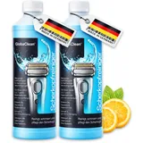 GlobaClean Scherkopfreiniger Nachfüllflüssigkeit - Kompatibel für Braun Clean & Renew Reinigungskartuschen - Braun Reinigungskartuschen Series 9 - Scherkopfreiniger für Braun Reinigungskartusche 2x 1L