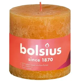 Bolsius Rustik Stumpenkerze 10 x 10 cm honigwaben gelb