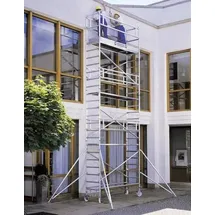Günzburger MUNK Günzburger Steigtechnik 156846 Rollgerüst Montage ohne Werkzeug Arbeitshöhe (max.): 10.4m