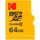 Kodak 64 GB Class 10 Microsd-Speicherkarte mit SD-Adapter