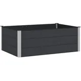 vidaXL Hochbeet 150 x 100 x 54 cm Schwarz